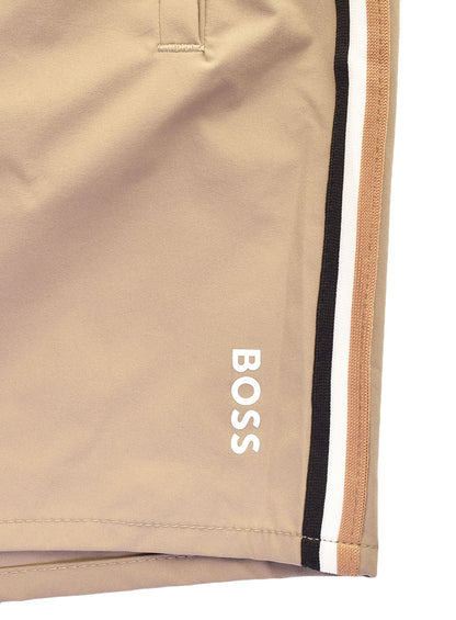 Iconic Swim Shorts Dark Beige