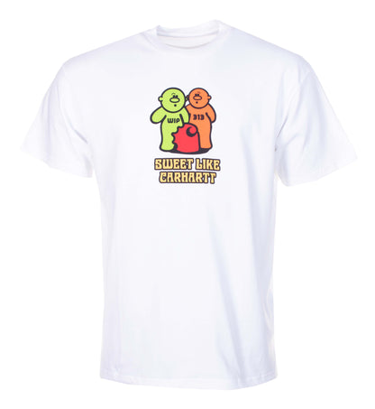 Short Sleeve Gummy T Shirt White