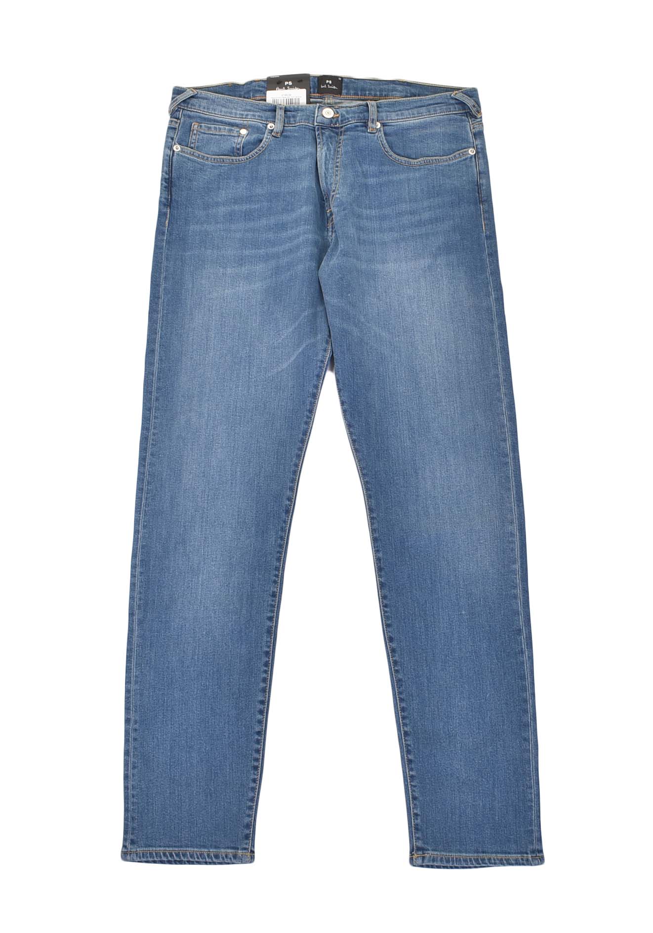 Tapered Fit Jeans Washed Blue