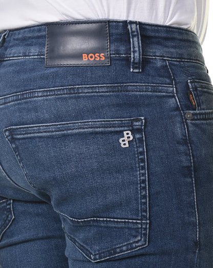 Delaware Slim Fit Stretch Jeans 419 Navy