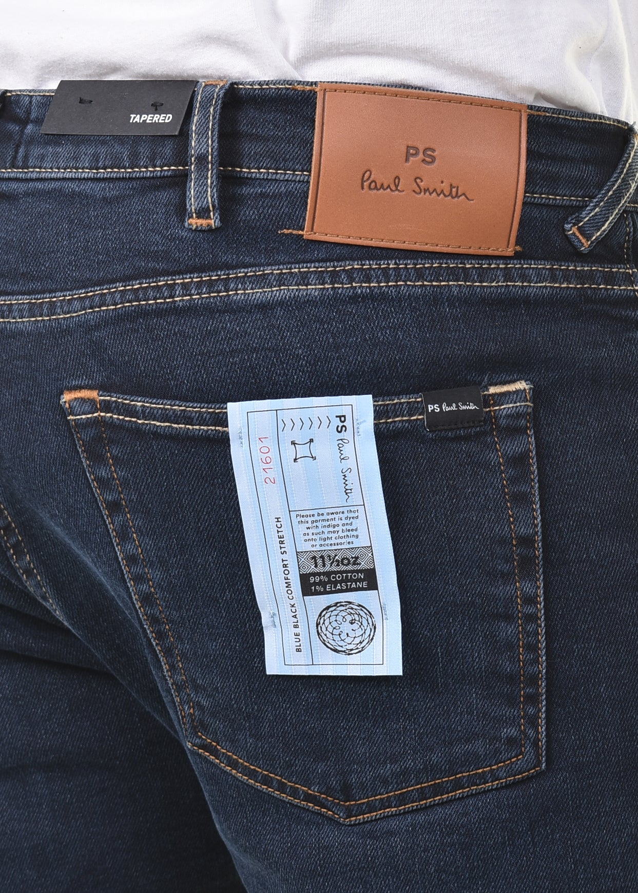 Tapered Fit Jeans Dark Wash