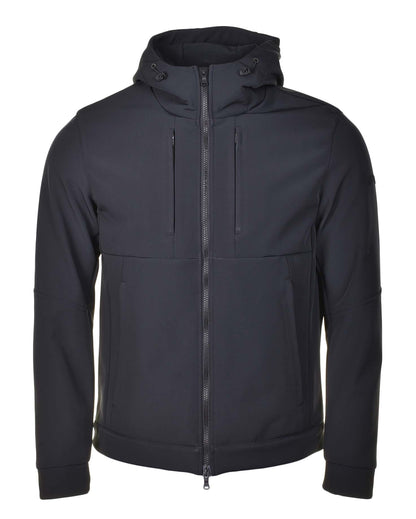 Hooded Softshell Jacket Black