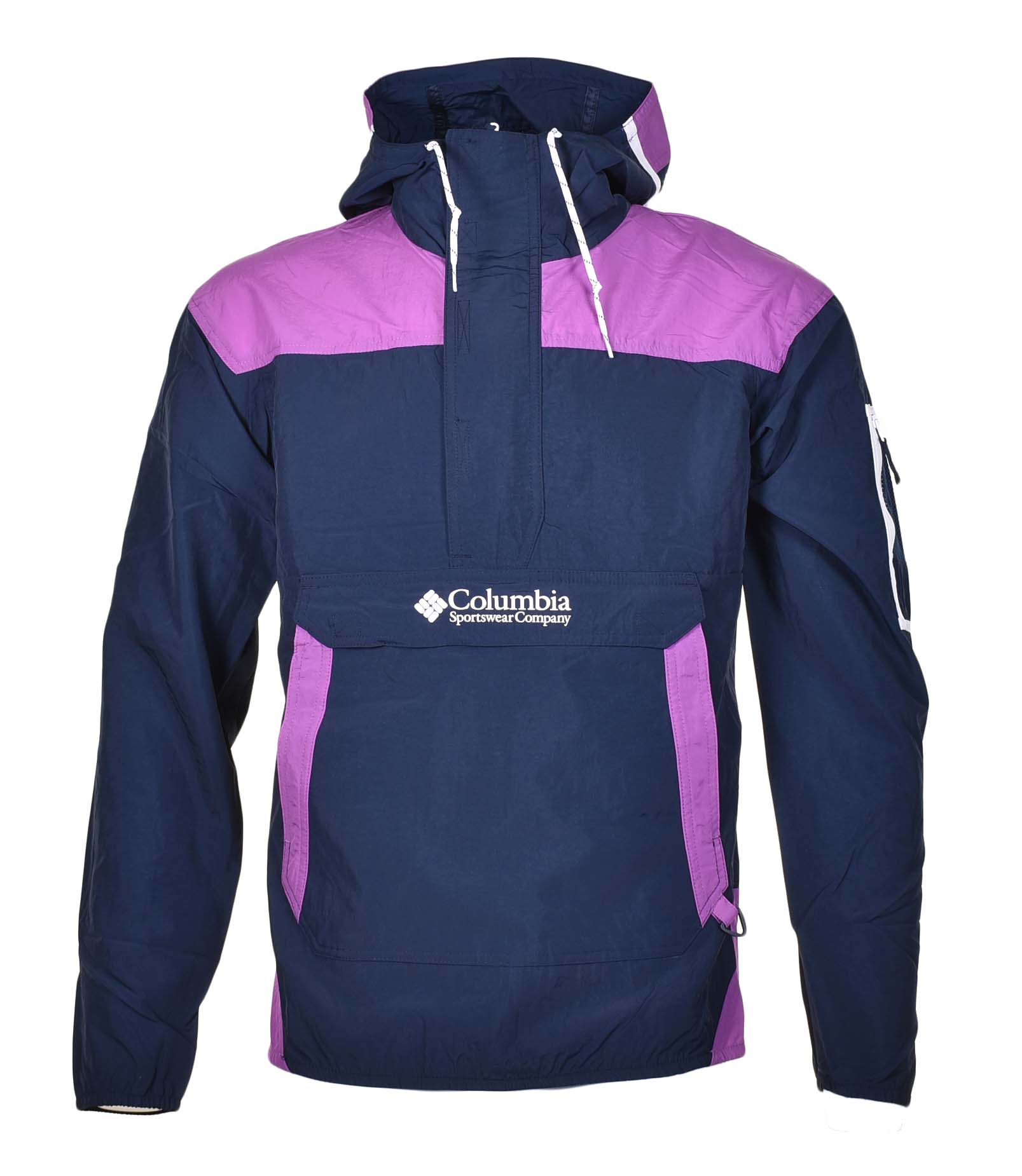 Challenger Windbreaker Anorak Colligate Navy/Razzle Purple