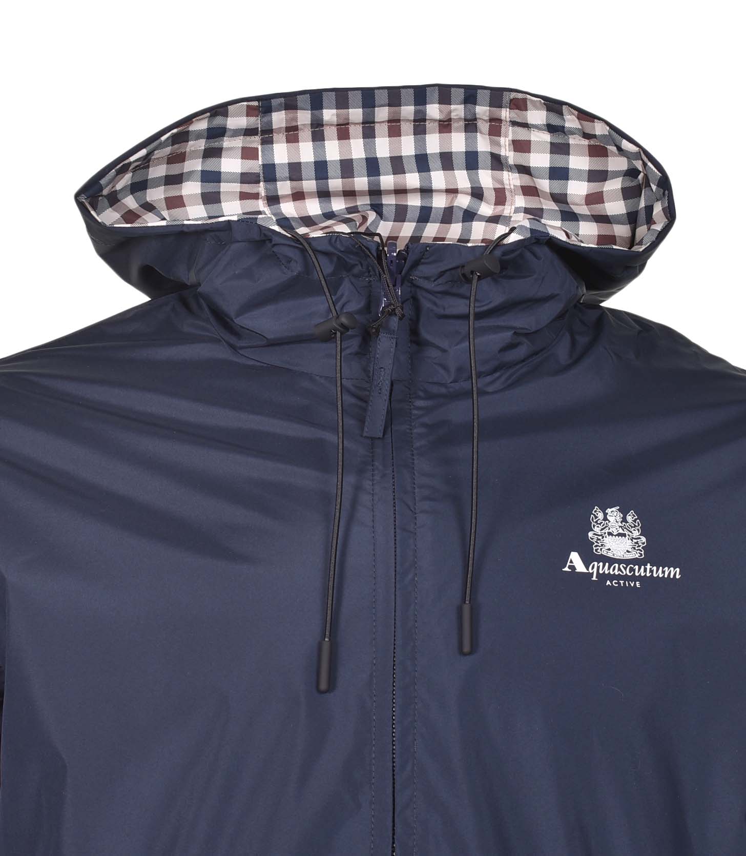 Reversible Active Hooded Sailor Windrunner Jacket Navy