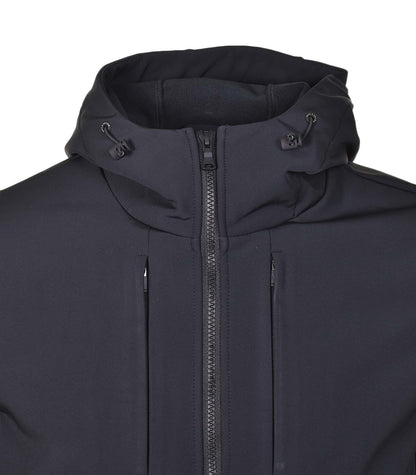 Hooded Softshell Jacket Black