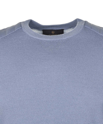 Kerrigan Crew Neck Jumper Blue Flint