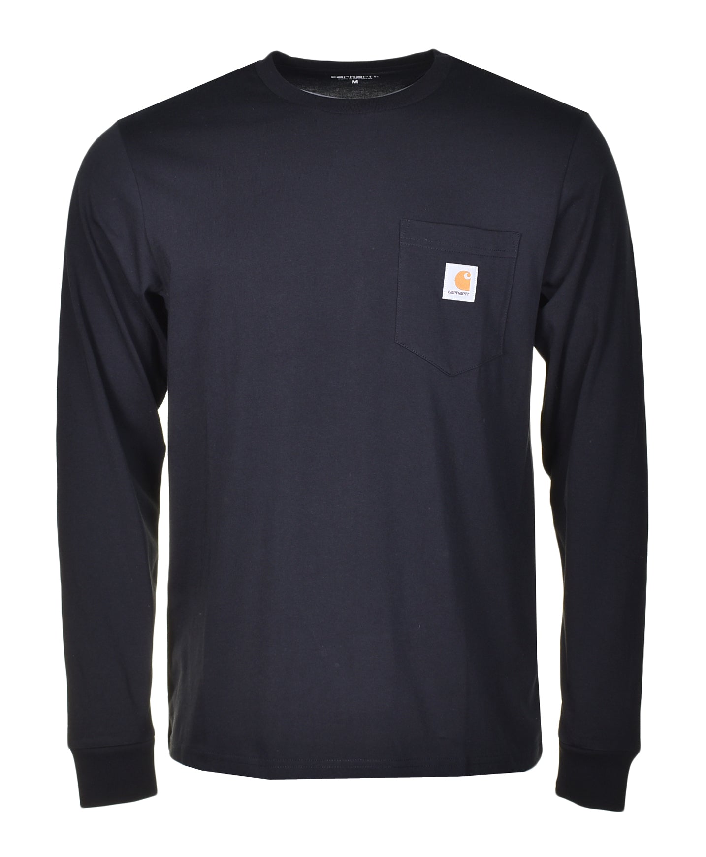 Long Sleeve Pocket T Shirt Black