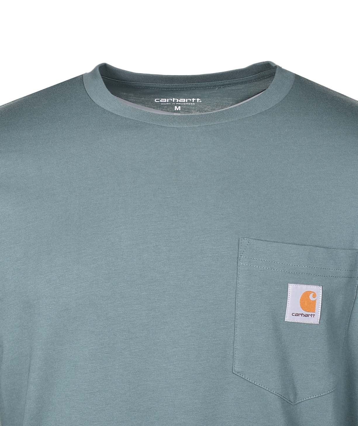 Long Sleeve Pocket T Shirt Silver Pine