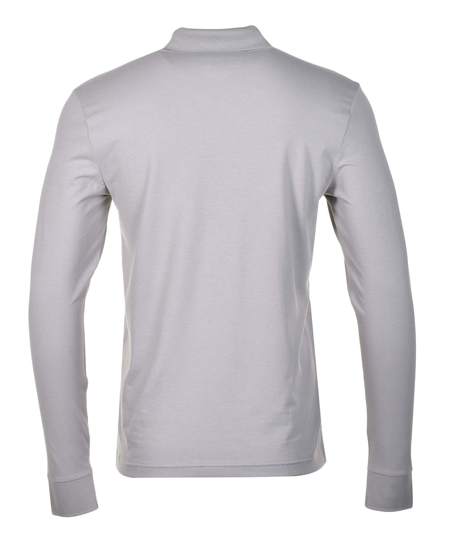 Passerby Long Sleeve Polo Shirt 051 Light Pastel Grey