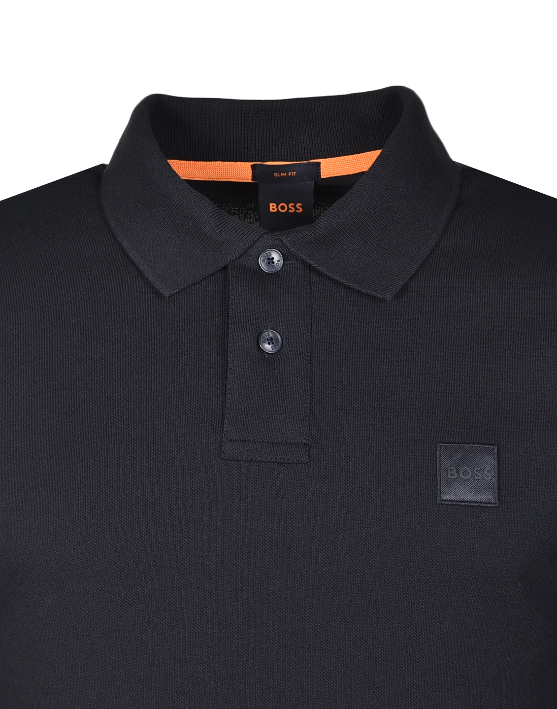 Passerby Long Sleeve Polo Shirt Black