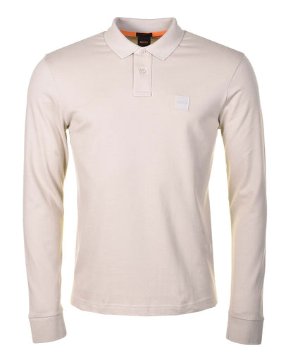 Passerby Long Sleeve Polo Shirt 271 Light Beige