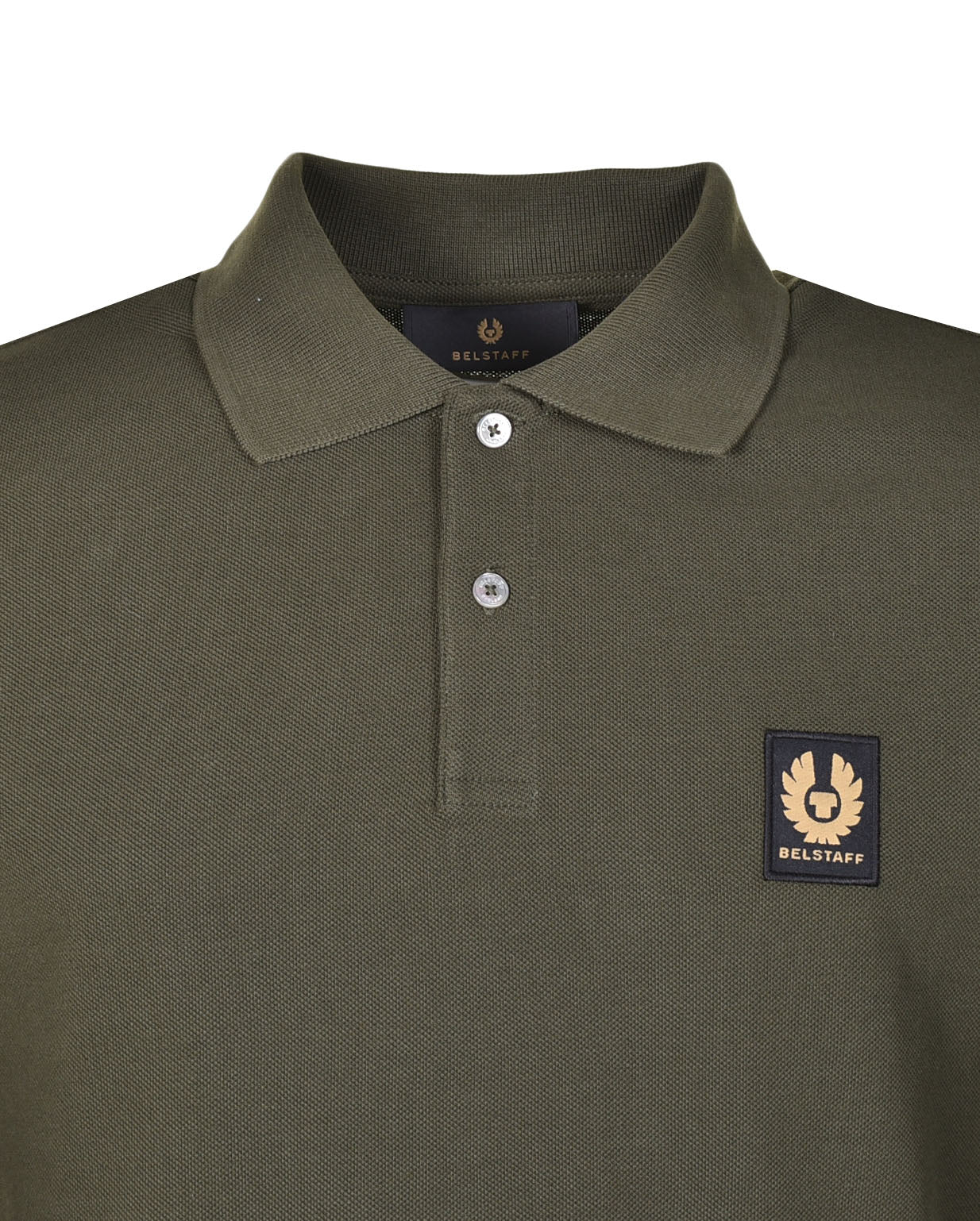 Long Sleeve Polo Shirt Tile Green