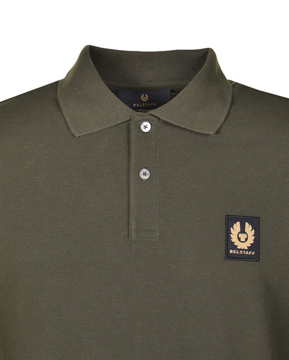 Long Sleeve Polo Shirt Tile Green