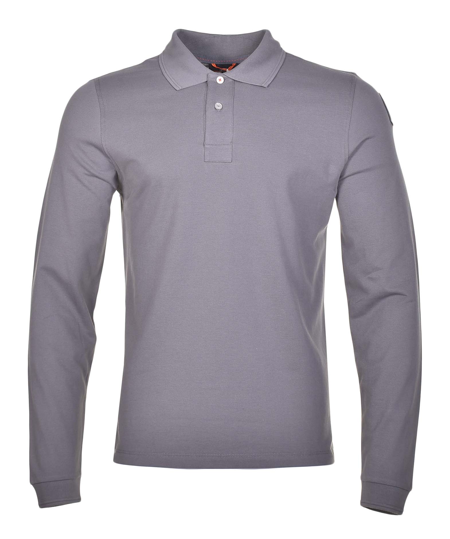 Oberon Long Sleeve Polo Gargoyle