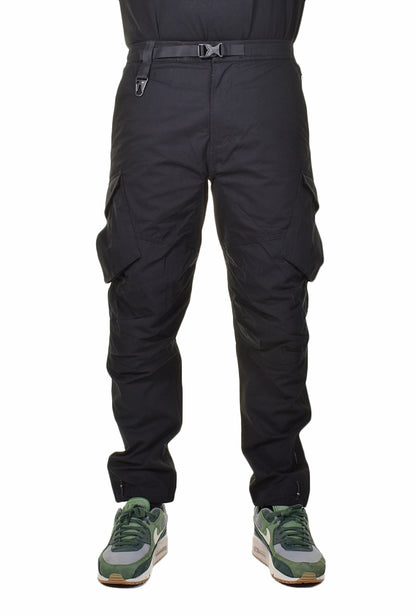 Cordura Nyco Water Repellent Cargo Travel Pants Black