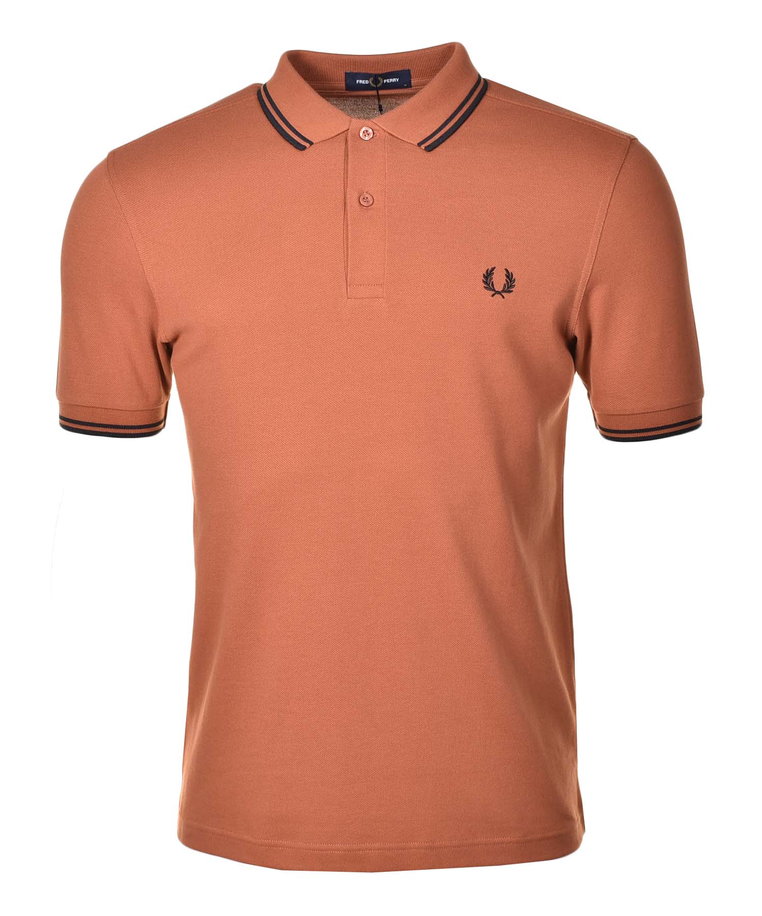 Short Sleeve Twin Tipped Polo Marmalade Black