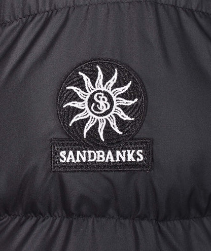 Sandbanks logo on Ravine jacket