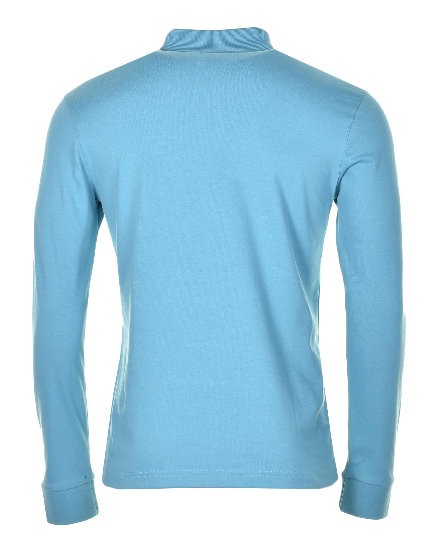 Passerby Long Sleeve Polo Shirt Open Blue