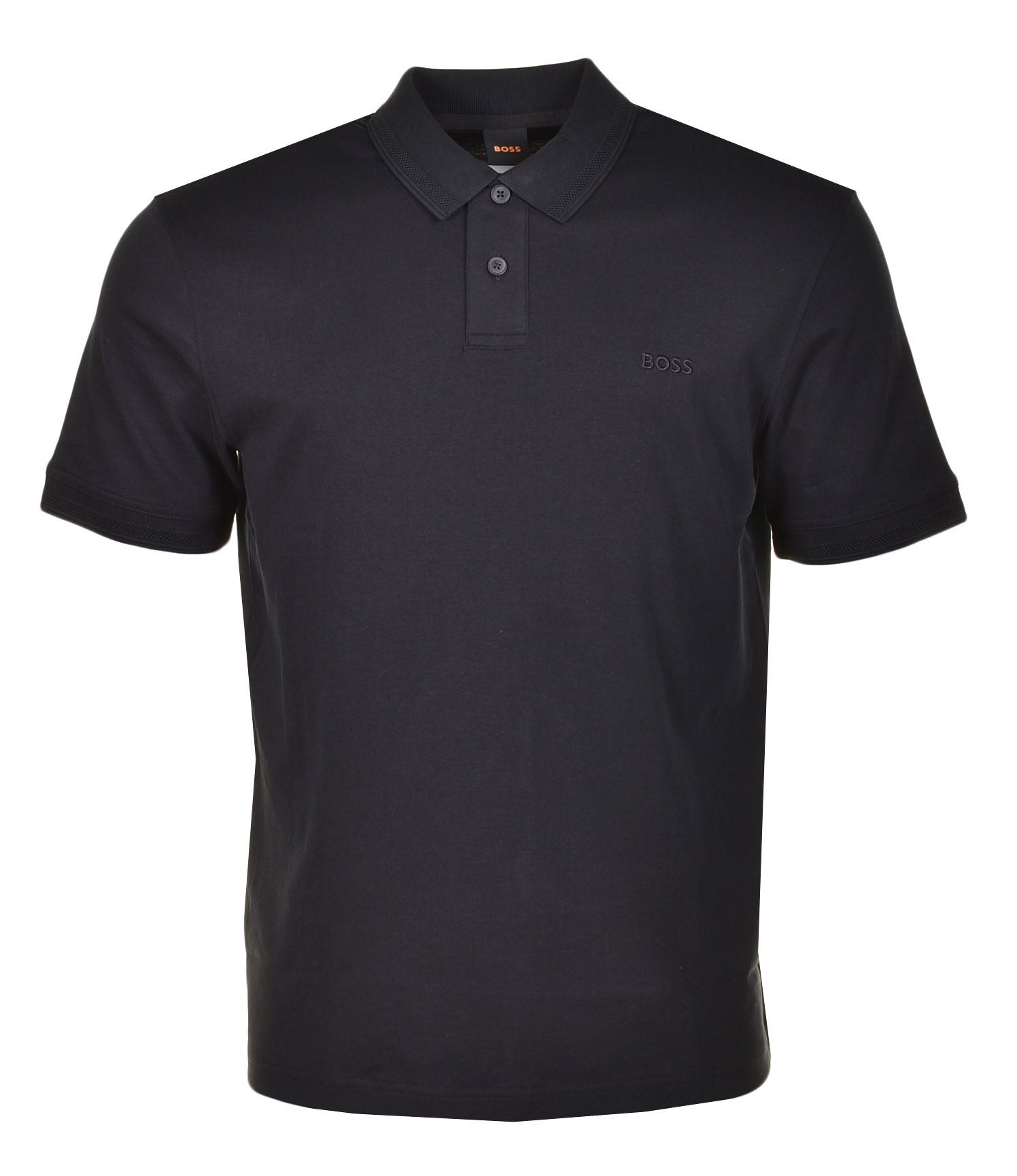 Pe Interlock Short Sleeve Polo Shirt Black