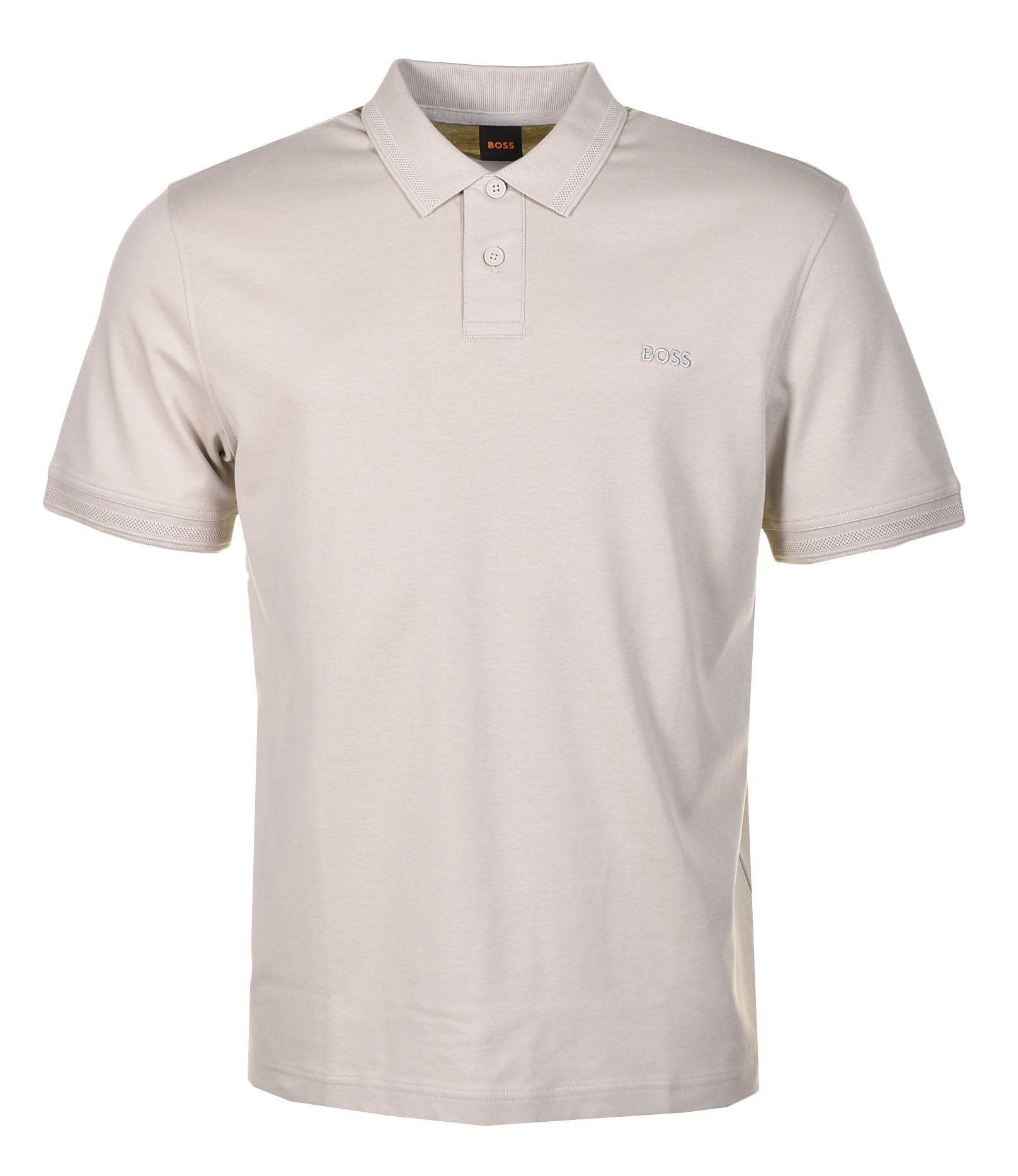 Pe Interlock Short Sleeve Polo Shirt Light Beige
