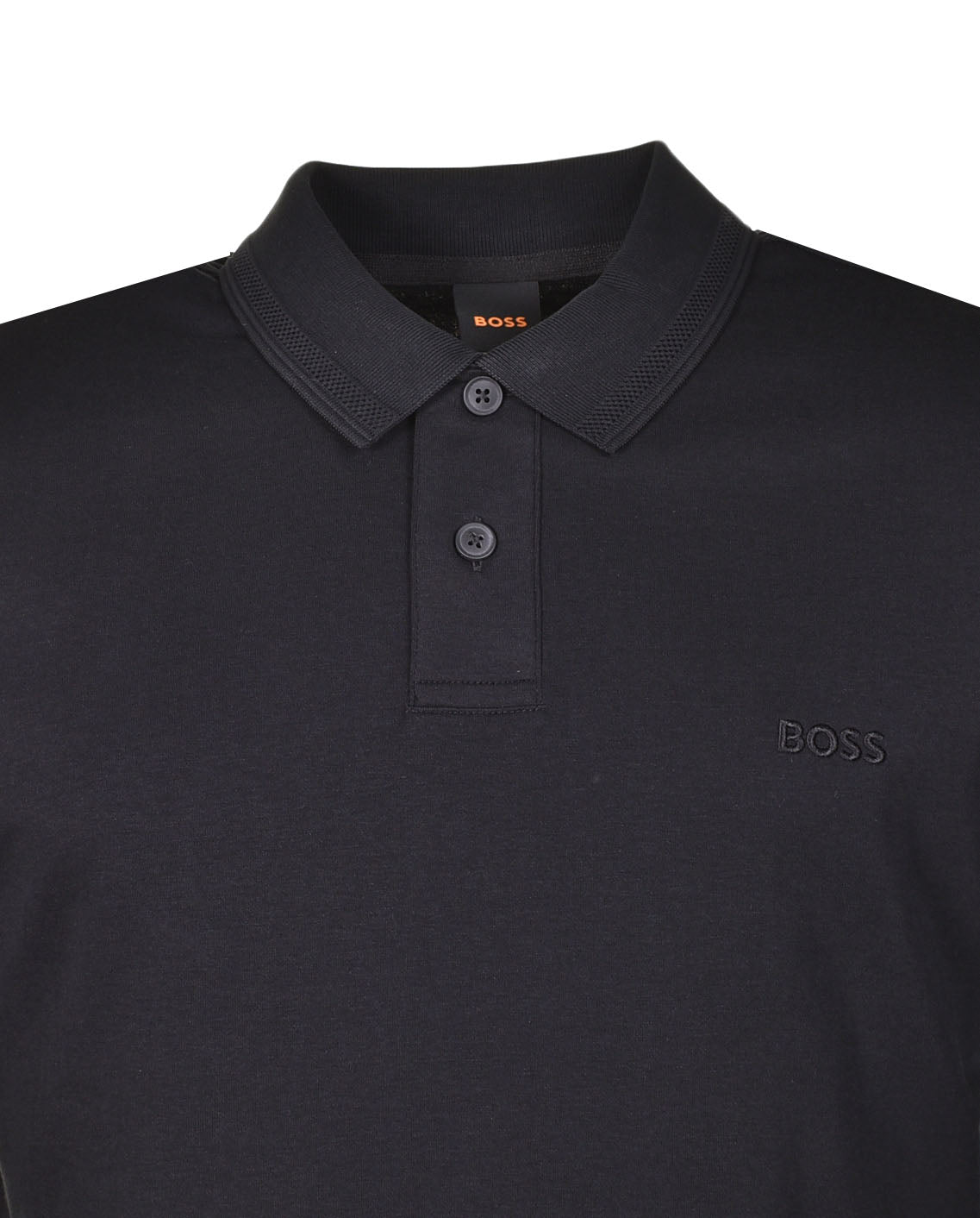 Pe Interlock Short Sleeve Polo Shirt Black