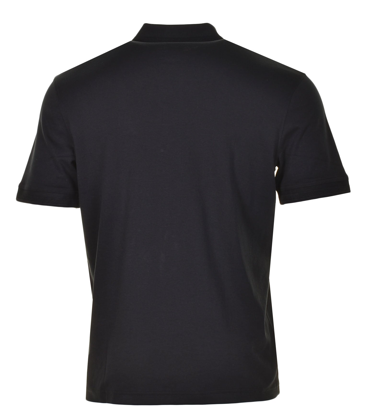 Pe Interlock Short Sleeve Polo Shirt Black