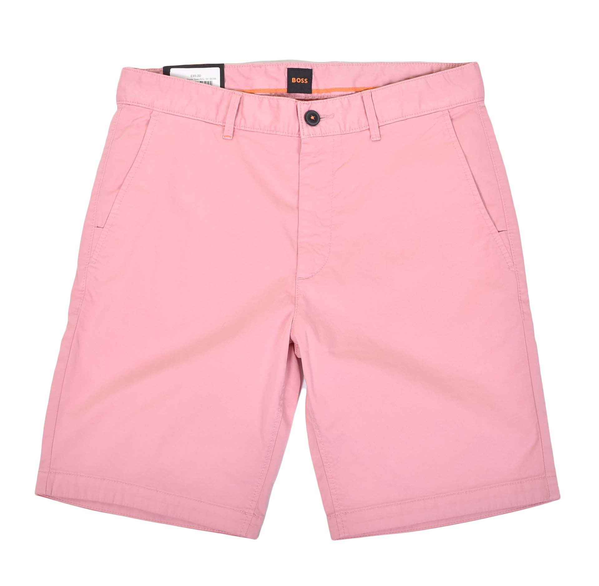 Chino Slim Shorts Open Pink