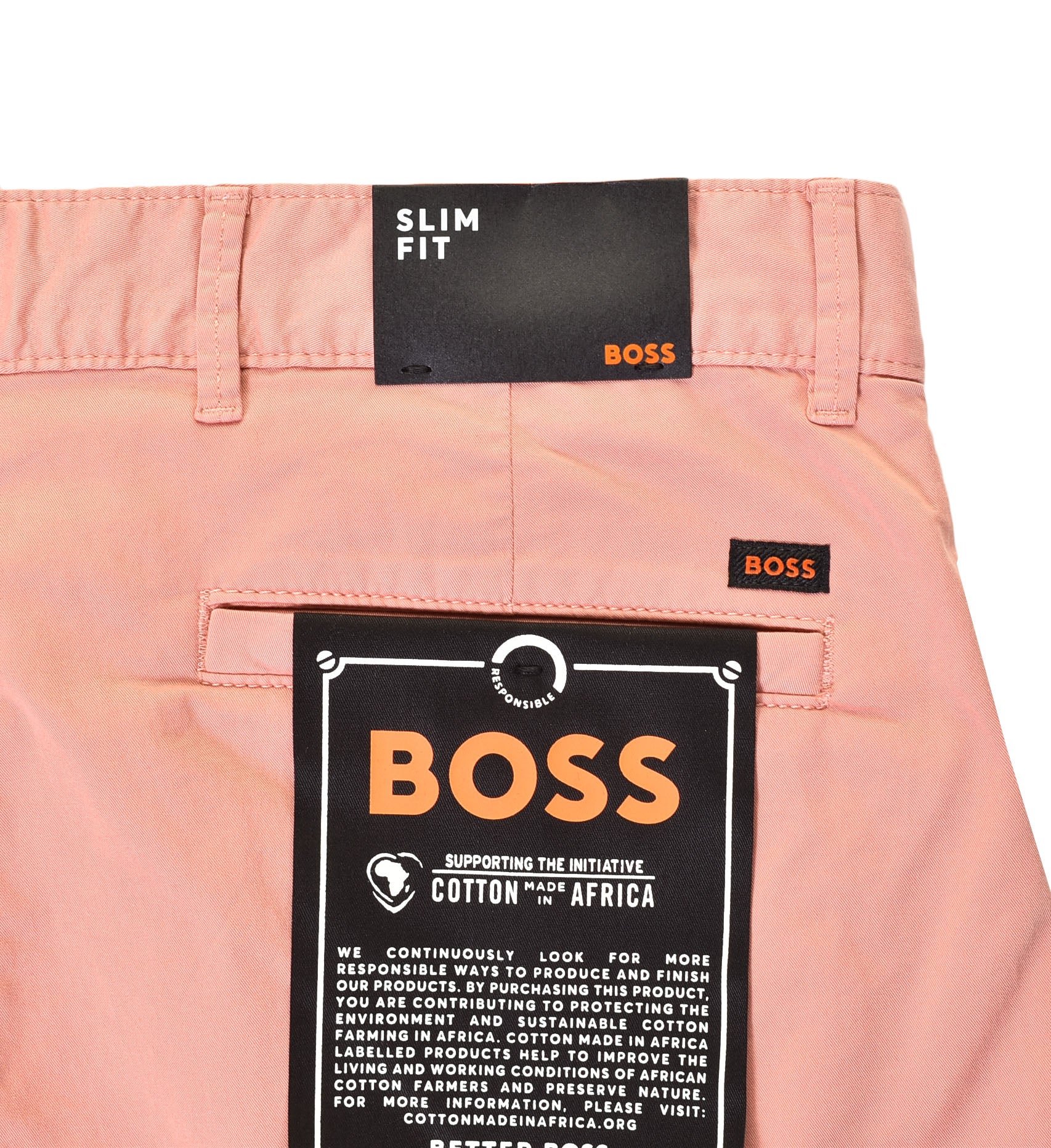 Chino Slim Shorts Open Pink