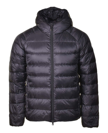 Arial Lightweight Hooded Down Jacket Black