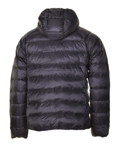 Arial Lightweight Hooded Down Jacket Black