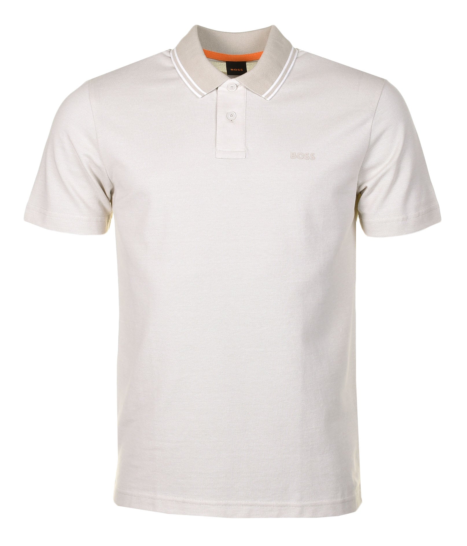 PeOxford Short Sleeve Polo Shirt 271 Light Beige