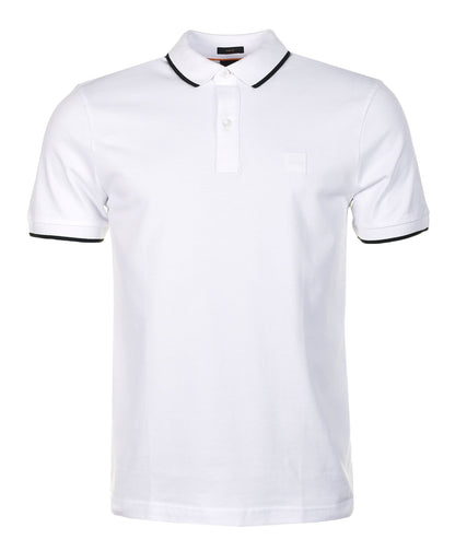 Passertip Short Sleeve Polo Shirt White