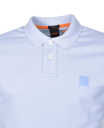 Passenger Short Sleeve Polo Shirt 460 Open Blue