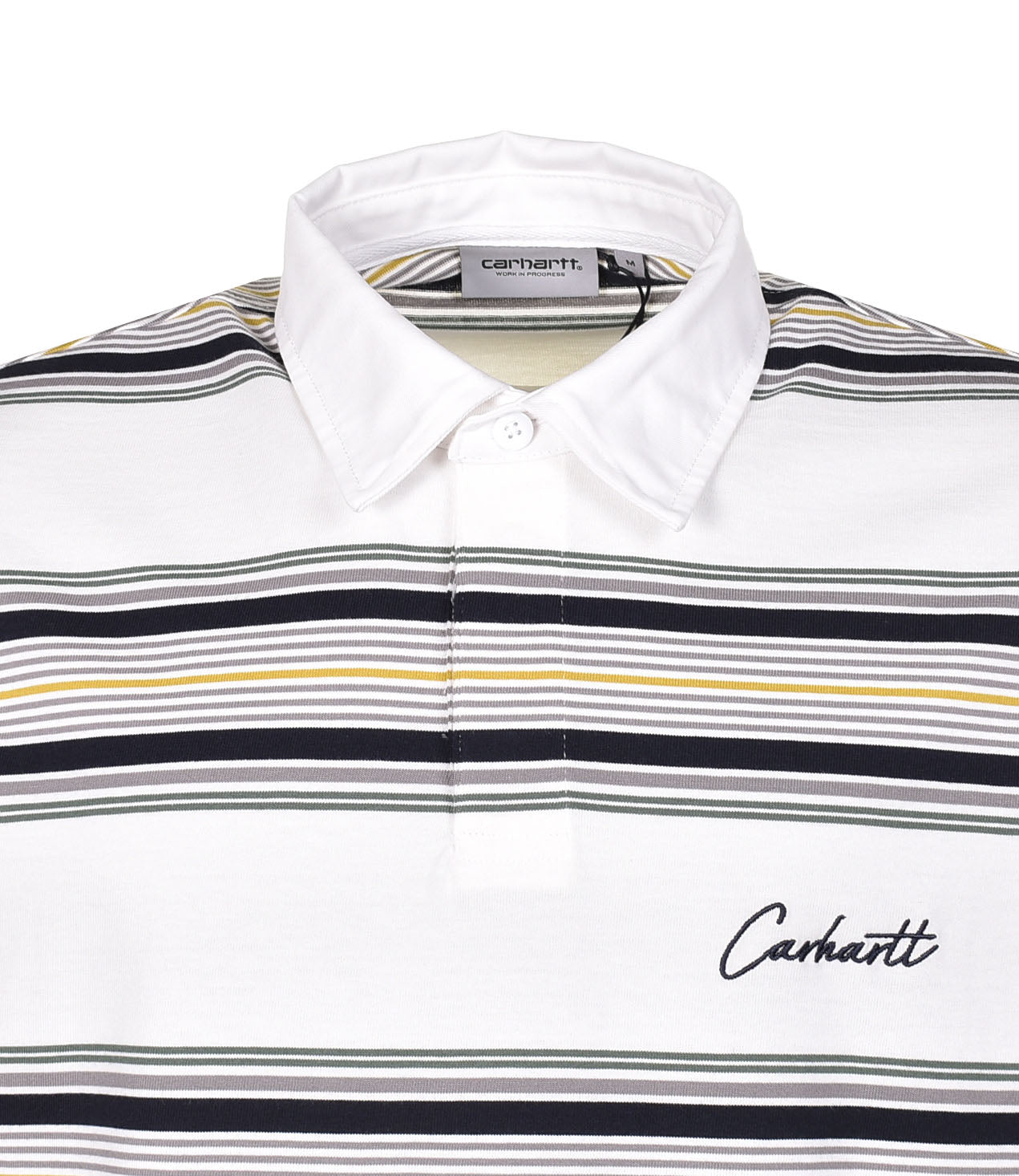 Short Sleeve Gaines Rugby Shirt Striped Wax