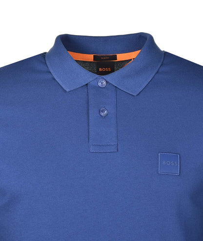 Passenger Short Sleeve Polo Shirt 494 Open Blue