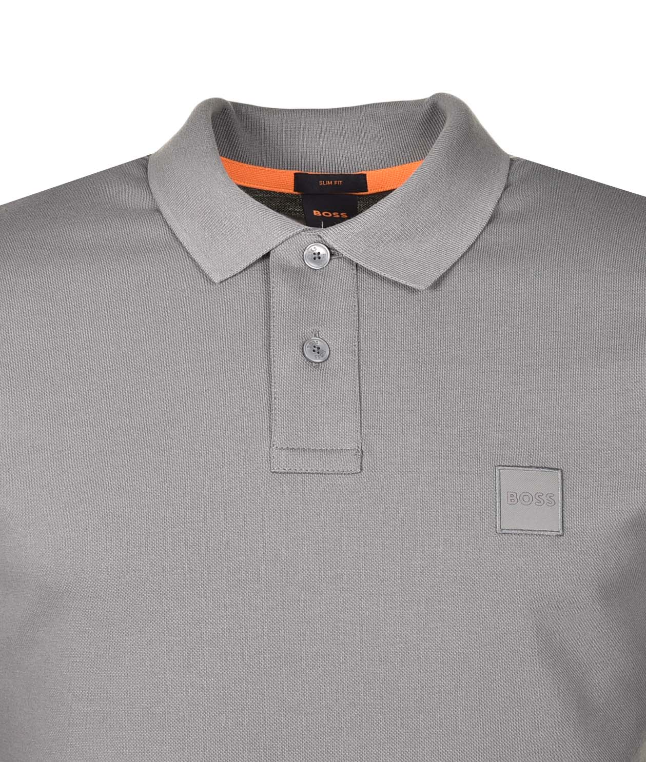 Passenger Short Sleeve Polo Shirt 076 Open Grey