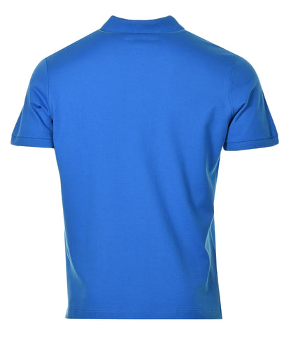 Short Sleeve Polo Shirt Bright Blue