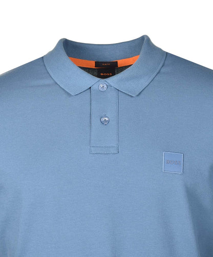 Passenger Short Sleeve Polo Shirt 472 Open Blue