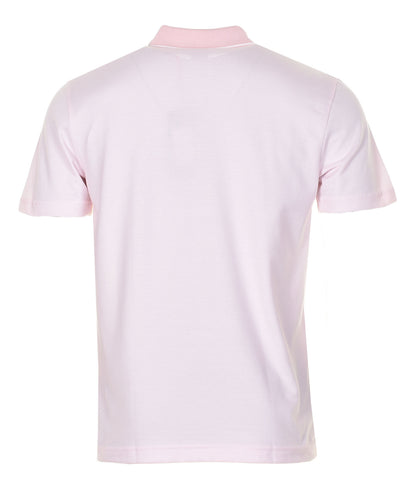 PeOxford Short Sleeve Polo Shirt 682 Light Pastel Pink