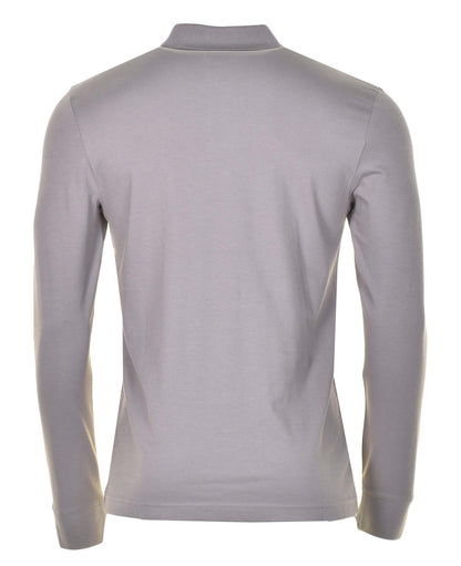 Passerby Long Sleeve Polo Shirt 063 Open Grey