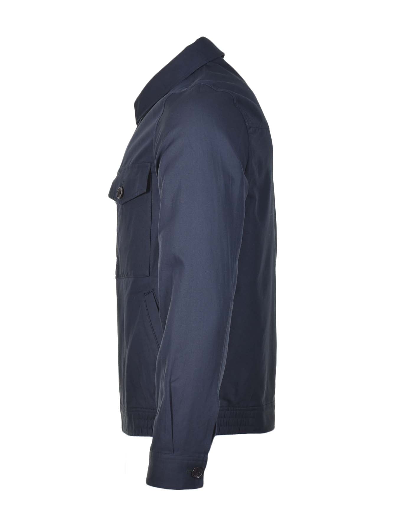 Full Zip Blouson Jacket Navy