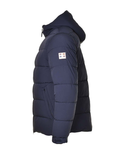 Active Peak Hooded Puffer Jacket Navy