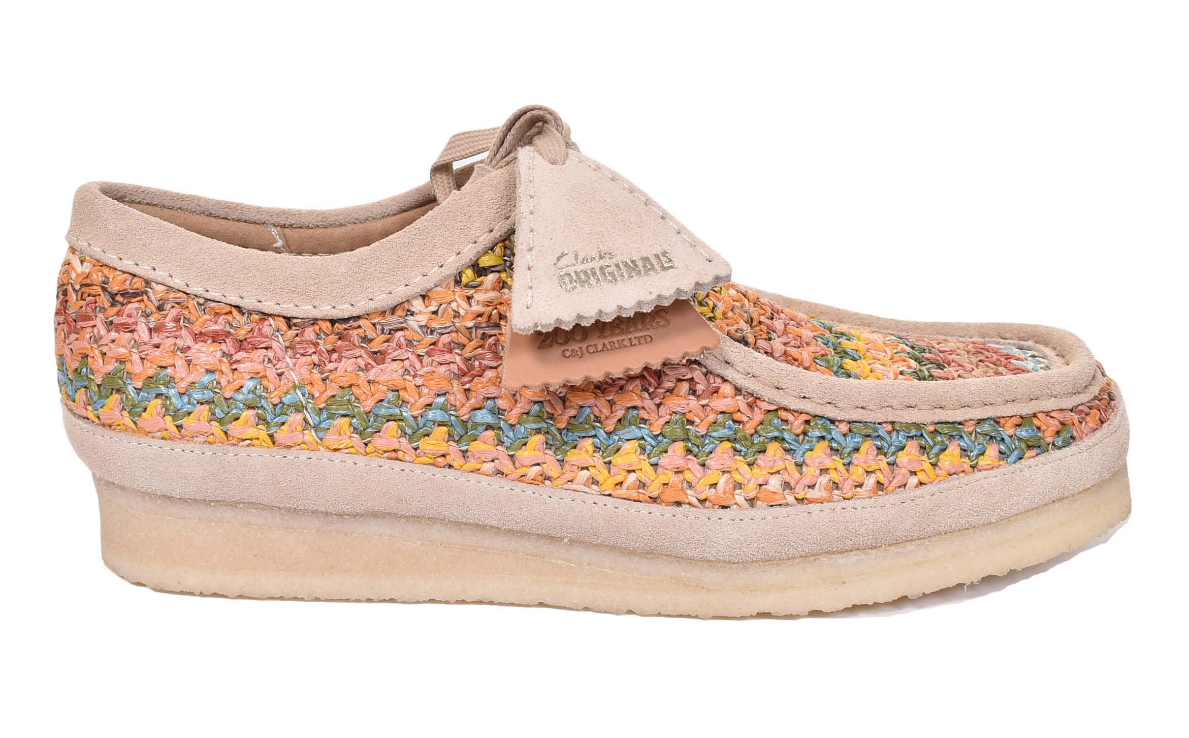 Wallabee Shoe Multi Raffia