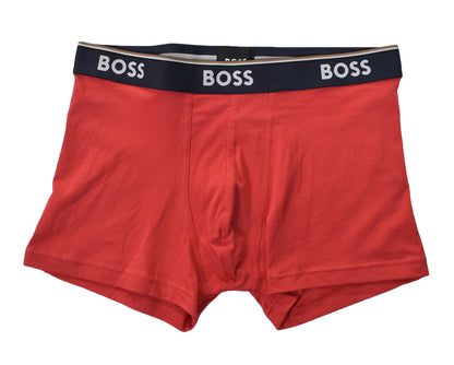 3 Pack Power Trunk Boxers Navy Red Green