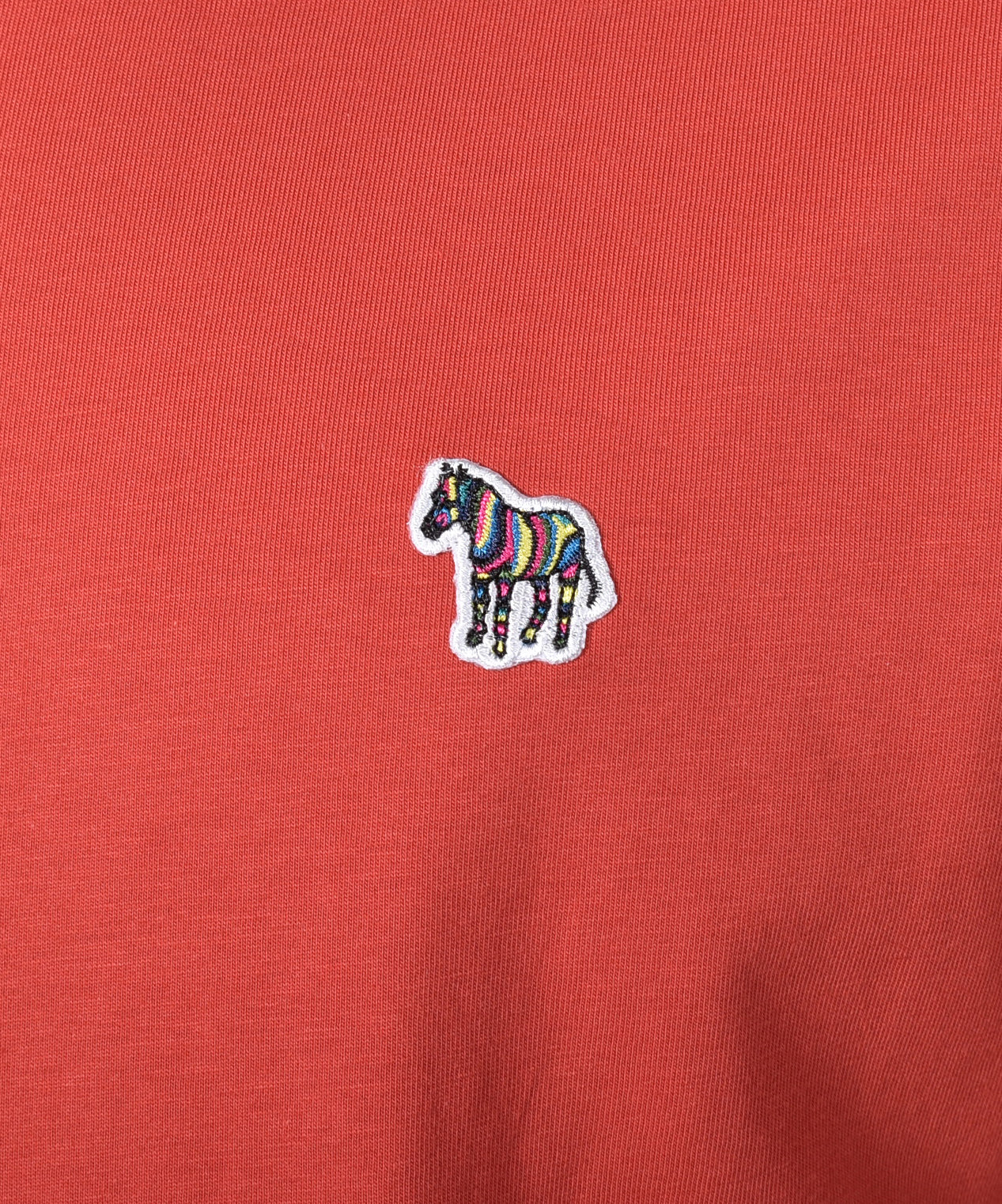 Regular Fit Zebra T Shirt Red