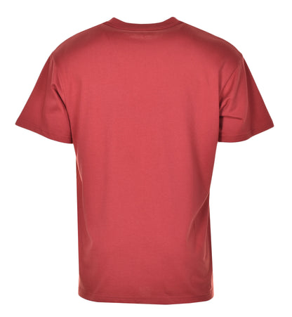 Short Sleeve Amour Pocket T Shirt Red