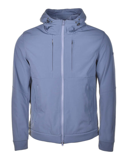 Hooded Softshell Jacket Blue