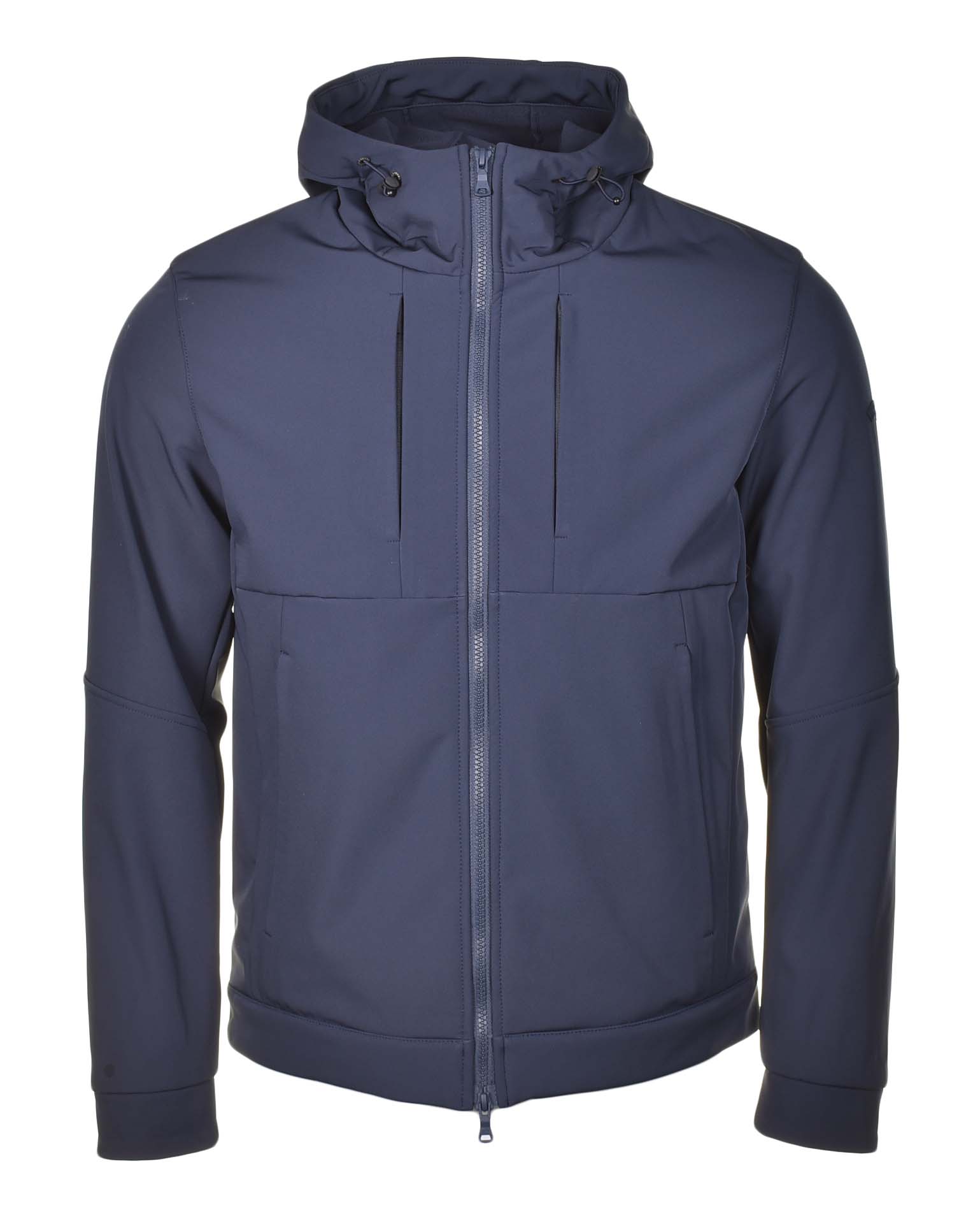 Hooded Softshell Jacket Navy