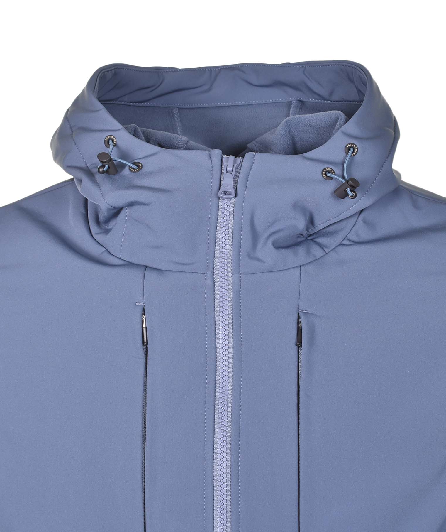 Hooded Softshell Jacket Blue