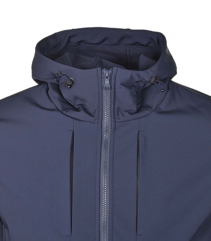 Hooded Softshell Jacket Navy